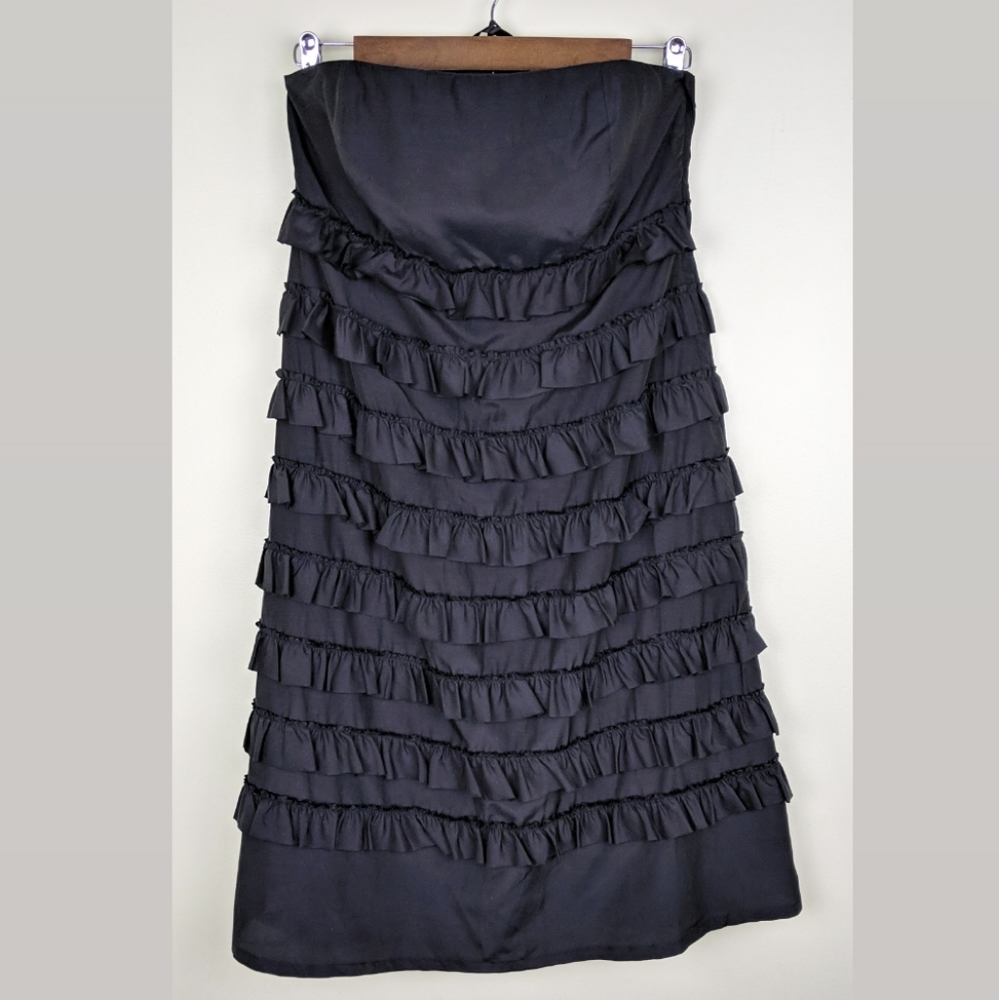 Gap NWT Tiered Ruffle Strapless Dress Size